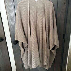 Aerie Cozy Tan Poncho